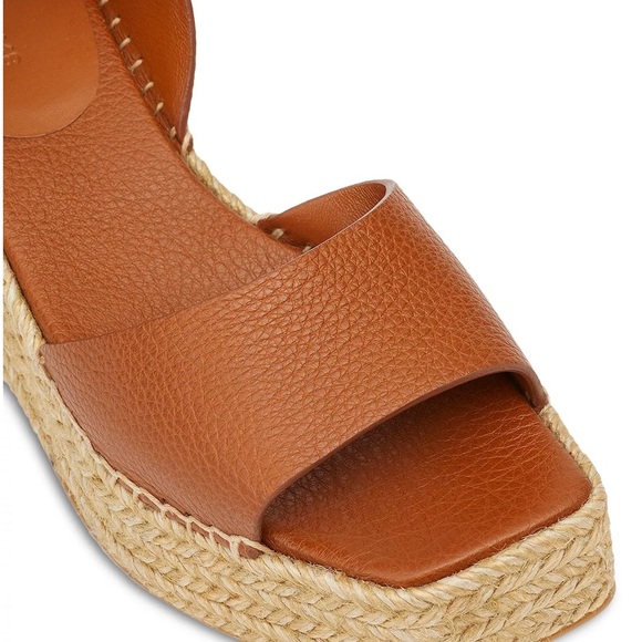 New Lafayette 148 New York Margot Platform Wedge Espadrille Sandals - Picture 5 of 8